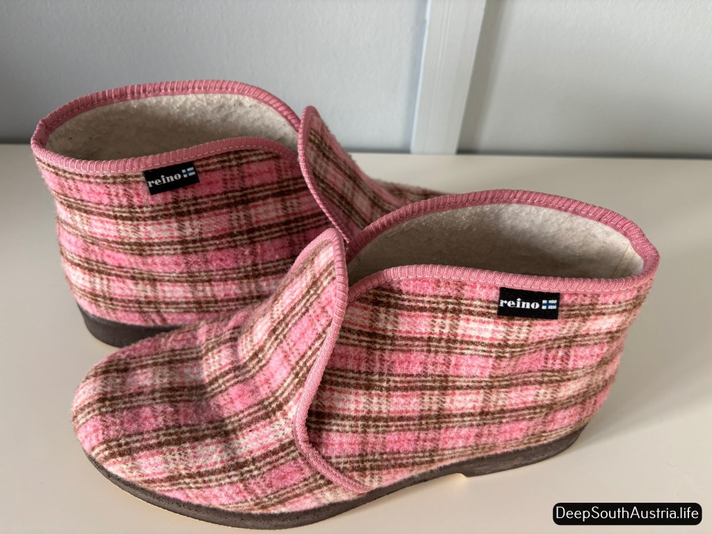 Reino slippers from Finland