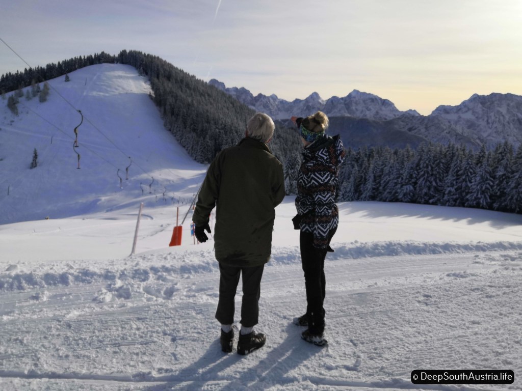 Dreiländereck ski resort, in Carinthia, Austria.