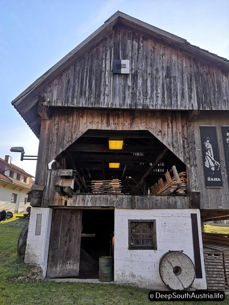 Old saw mill in Mühlbach, Kärnten, Austria