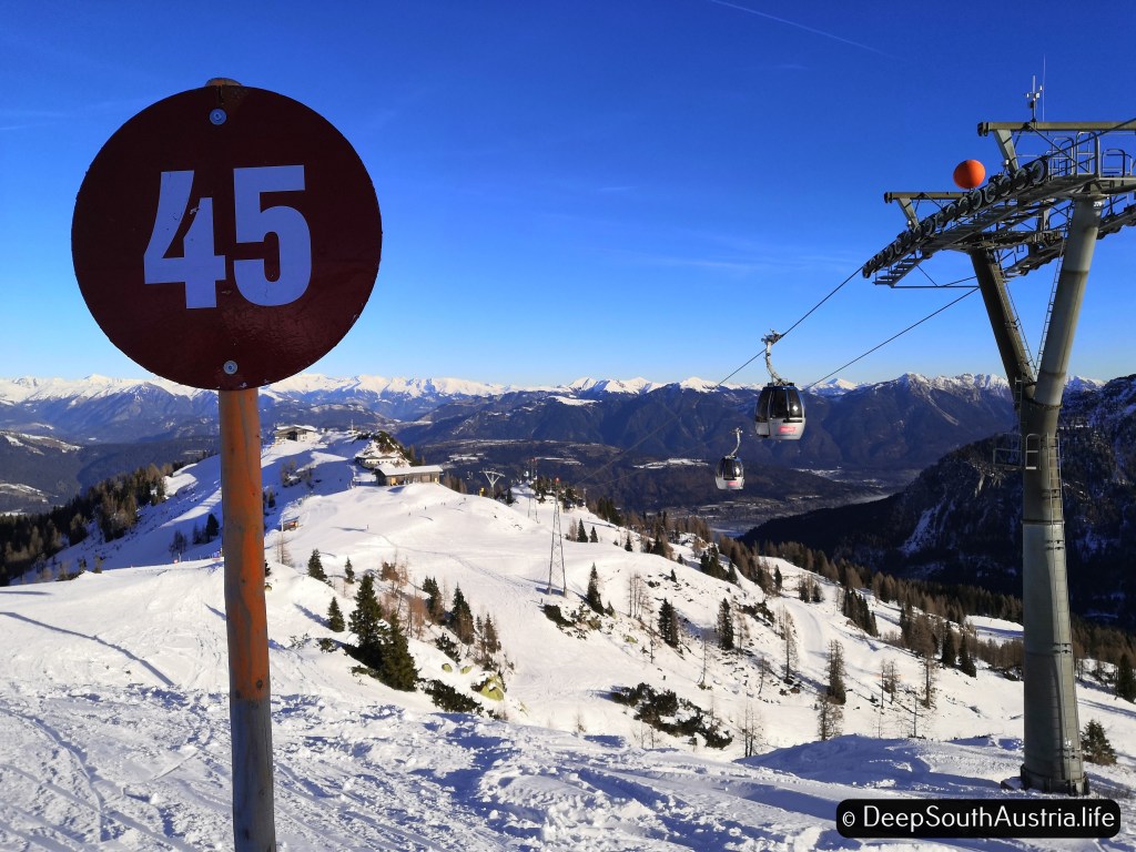 sping at nassfeld ski resorts, austria