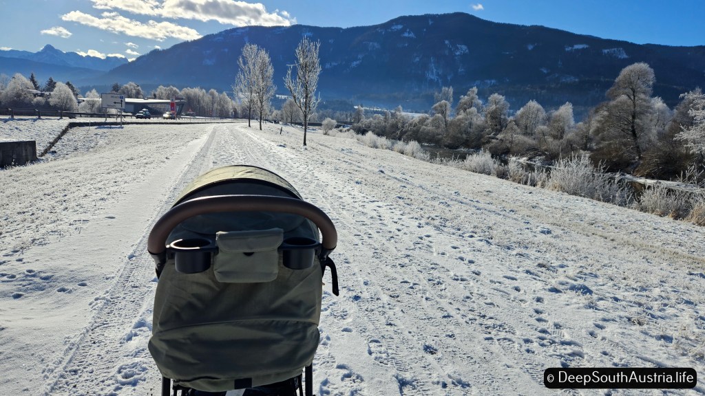 A snowbound Gail river walk